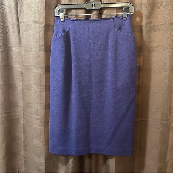 MISSONI SKIRT STRETCH KNIT PURPLE - Picture 1 of 5
